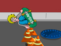 Skateboarder om online te spelen