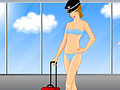 Stewardess om online te spelen