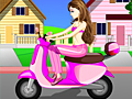 Motorbike Girl Dress Up om online te spelen