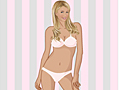 Paris Hilton dress up om online te spelen