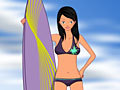 Surfer Girl Dress Up om online te spelen