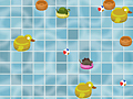 Dino-curling om online te spelen