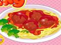 Koken Spaghetti Meatball om online te spelen