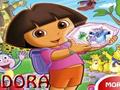 Dora Square Puzzle om online te spelen