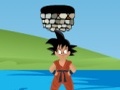 Goku sprongen om online te spelen