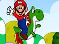 Mario en Yoshi Adventure om online te spelen