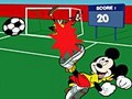 Voetbal met Mickey om online te spelen